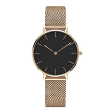 Load image into Gallery viewer, Fashion Big Brand Women Stainless Steel Strap Quartz Wrist Watch Luxury Simple Style Designed Watches Women's Clock