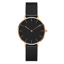 Load image into Gallery viewer, Fashion Big Brand Women Stainless Steel Strap Quartz Wrist Watch Luxury Simple Style Designed Watches Women's Clock