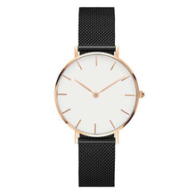 Load image into Gallery viewer, Fashion Big Brand Women Stainless Steel Strap Quartz Wrist Watch Luxury Simple Style Designed Watches Women's Clock