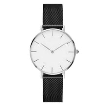 Load image into Gallery viewer, Fashion Big Brand Women Stainless Steel Strap Quartz Wrist Watch Luxury Simple Style Designed Watches Women's Clock